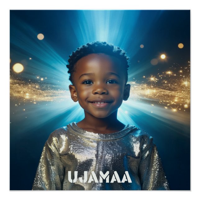 PÔSTER KWANZAA - UJAMAA -  (Frente)