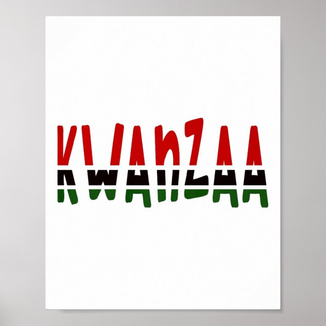 Poster Kwanzaa Unity Love African American Men Boys (Frente)