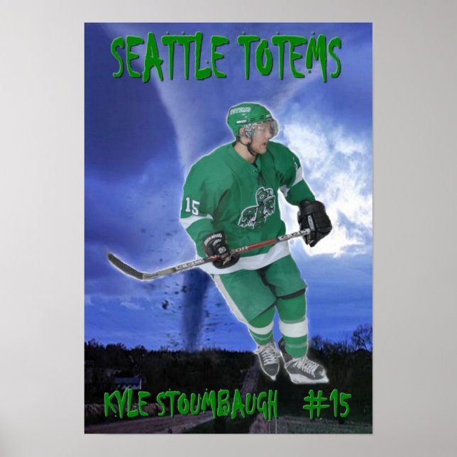 Poster Kyle Stoumbaugh - Seattle Totems (Frente)