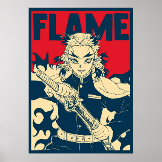 Poster Kyojuro Rengoku