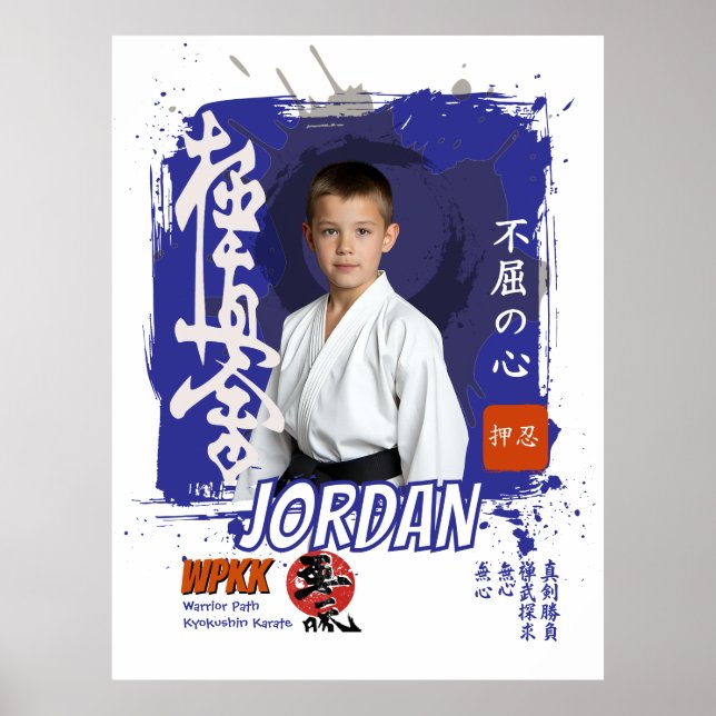 Poster Kyokushin Dojo Student Belt Commemoration (Frente)