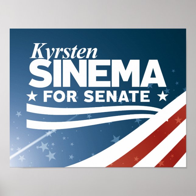 Poster Kyrsten Sinema 2018 (Frente)