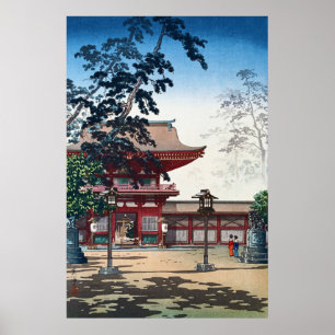 Poster Kyushu Hakozaki Hachimangu Shrine por Tsuchiya Koi