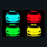 Pôster ~L ambo Pop Art~ PERSONALIZE A TI!<br><div class="desc">~L ambo Pop Art~ PERSONALIZE A TI!</div>
