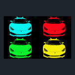 Pôster ~L ambo Pop Art~ PERSONALIZE A TI!<br><div class="desc">~L ambo Pop Art~ PERSONALIZE A TI!</div>