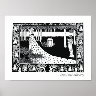 Pôster La Beale Isoud em Gard feliz, ilustração de '