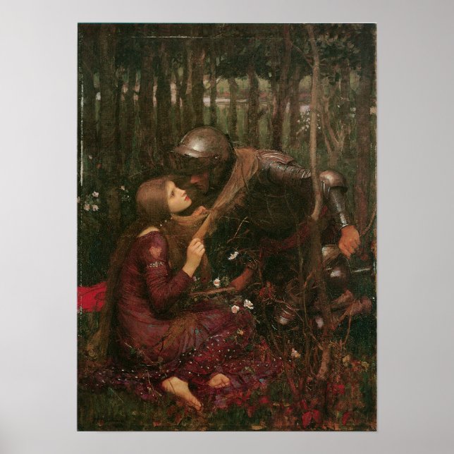 Pôster La Belle Dame Sans Merci, 1893 (Frente)