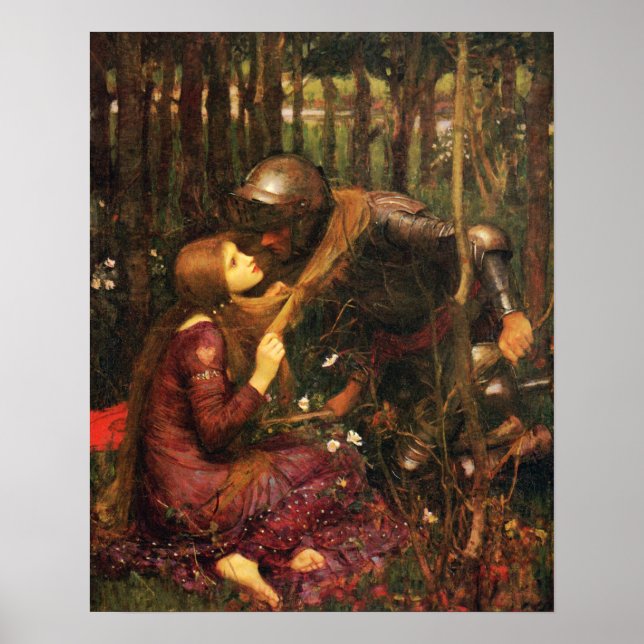 Poster La Belle Dame sans Merci - John William Waterhouse (Frente)
