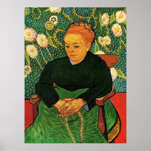 Pôster La Berceuse (Augustine Roulin) por Vincent van Gog