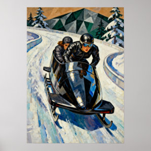 Poster LA BOBEUSE (O Bobsleder) V2