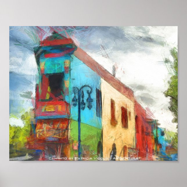Poster La Boca Caminito (Frente)