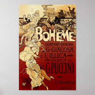 Poster La Boheme