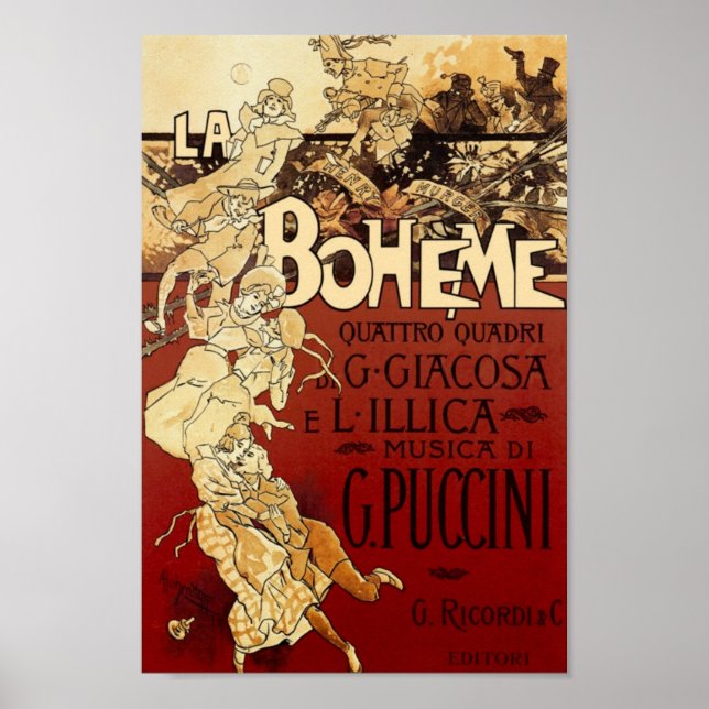 Poster La Boheme (Frente)