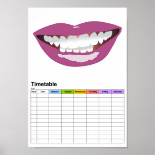 Poster La Bouche / A Boca / Horário