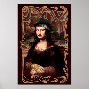 Pôster La Chola Mona Lisa