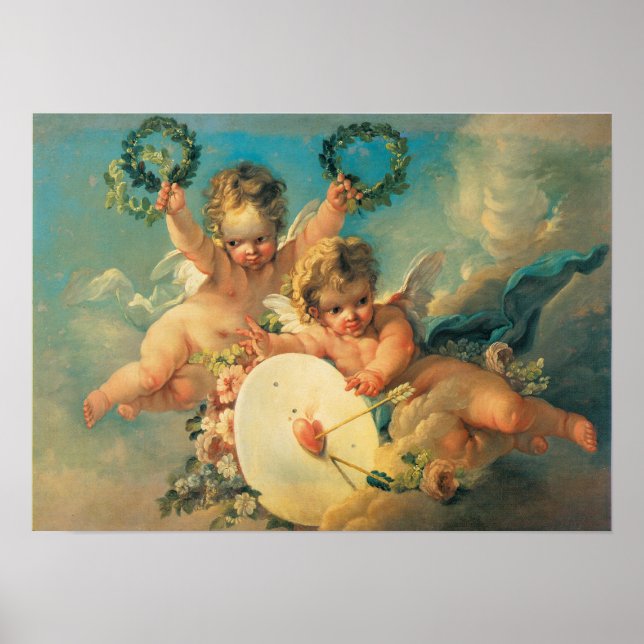 Poster La Cible D'Amour (Love Target), 1758 (Frente)