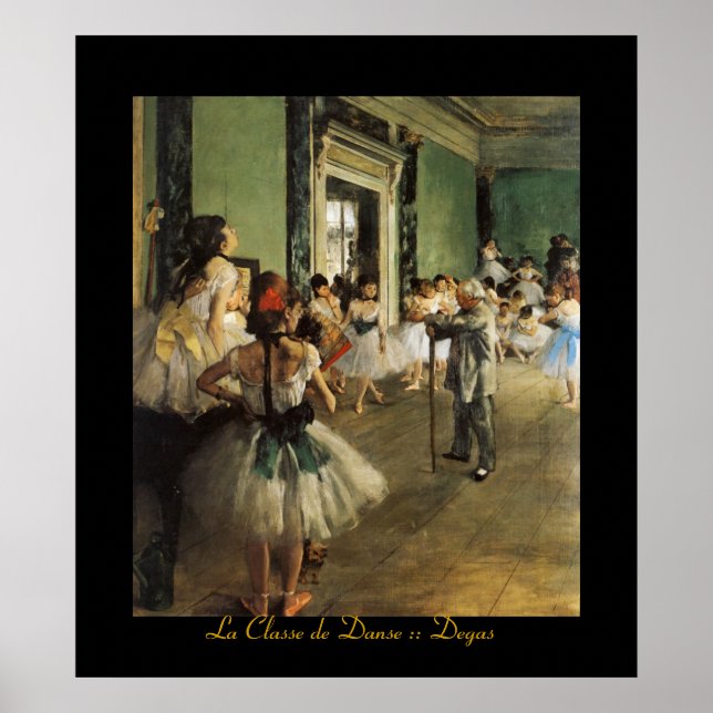 Pôster La Classe de Danse Degas (Frente)