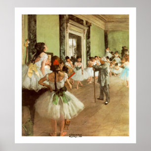Poster La Classe de Danse por Edgar Degas
