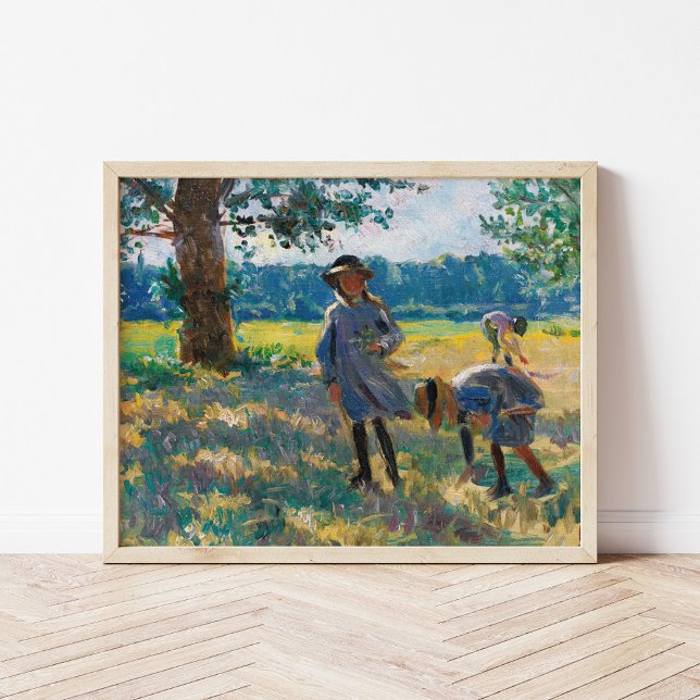 Poster La Cueillette des Fleurs | Henri Lebasque (Criador carregado)