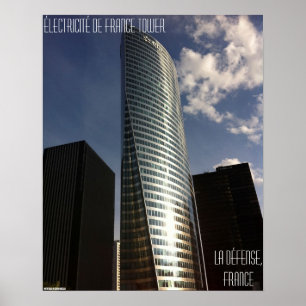 Pôster La Défense, França - Électricité de France Tower