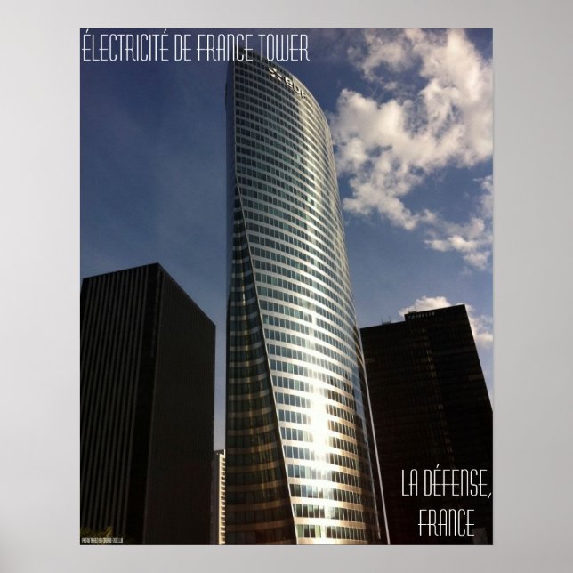 Pôster La Défense, França - Électricité de France Tower (Frente)