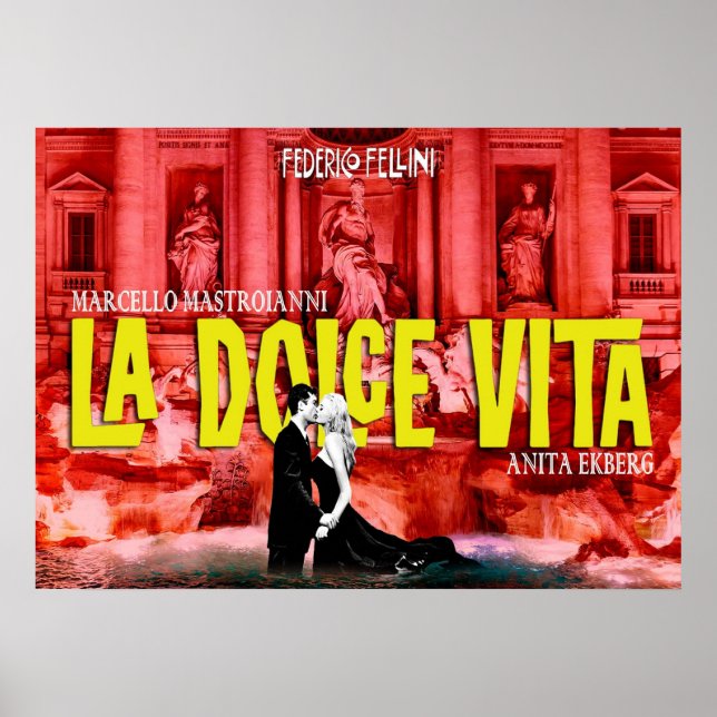 POSTER LA DOLCE VITA (Frente)