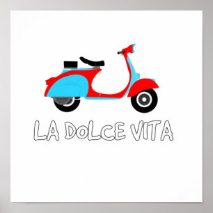 Poster "La Dolce Vita" A Vida Doce