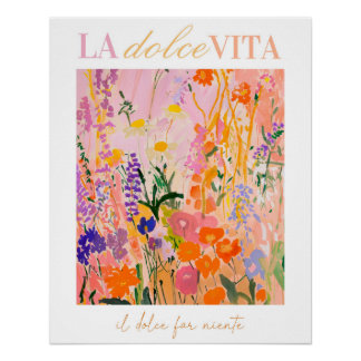 Pôster La Dolce Vita Impressão, Itália Poster, Wall Art