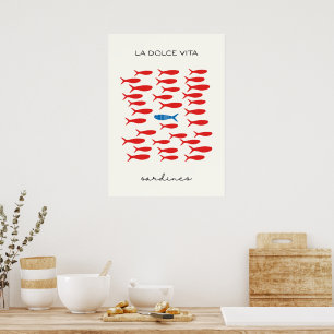 Poster La dolce vita sardinha