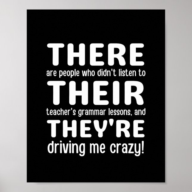 Poster Lá estão eles, eles são professores ingleses do av (Frente)