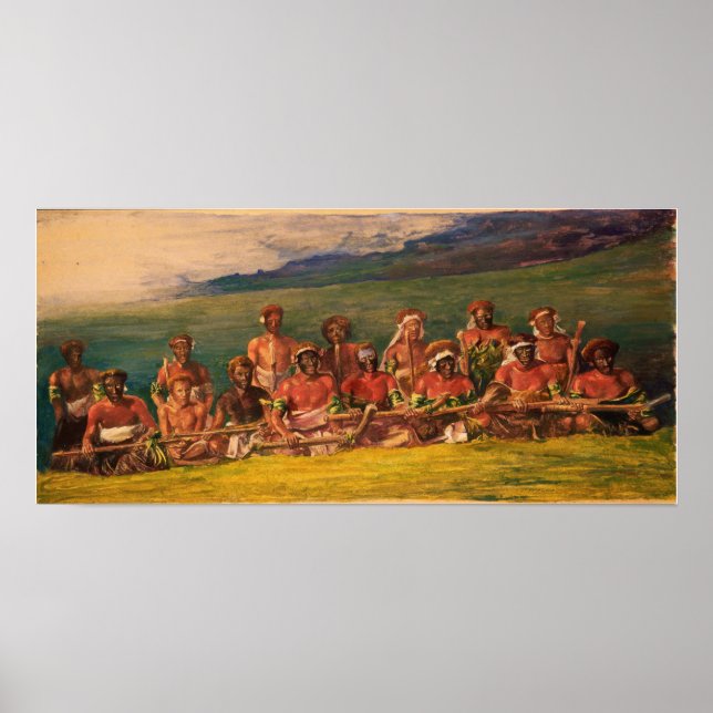 Poster La Farge - Chefes e Performers em Dança de Guerra  (Frente)