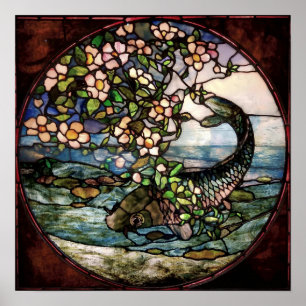 Poster La Farge - O Peixe 1890