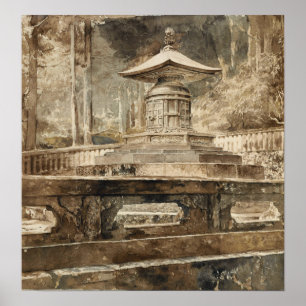 Poster La Farge - O Túmulo De Ieyasu Tokugawa