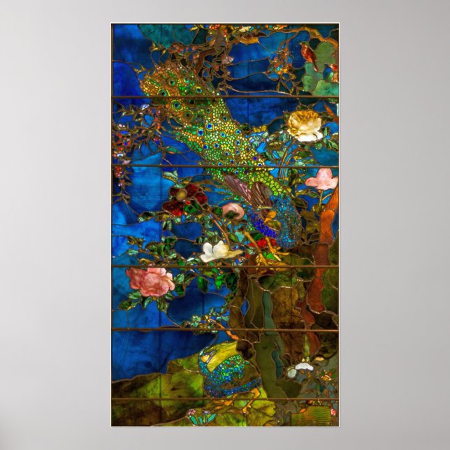 Poster La Farge - Pavões (Frente)
