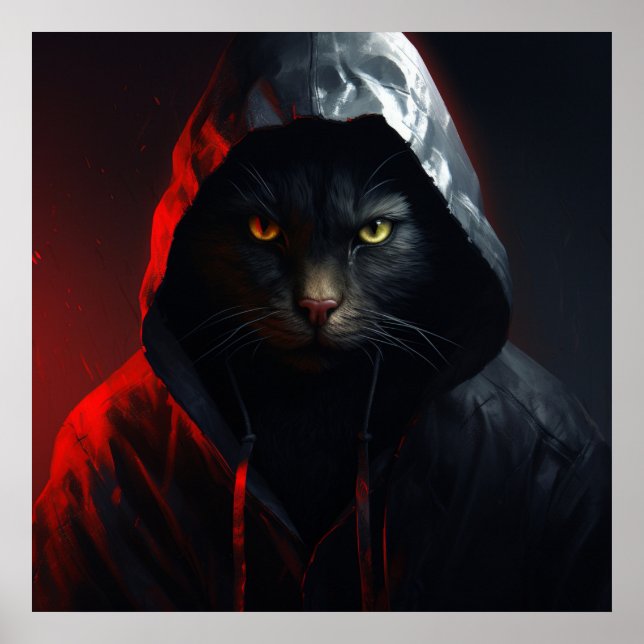 Poster La férocité cachée des chats (Frente)