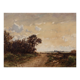 Pôster La Forêt De Fontainebleau Aux Environs De Barbizon