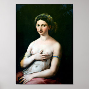 Poster La Fornarina, Raphael, 1518-1519