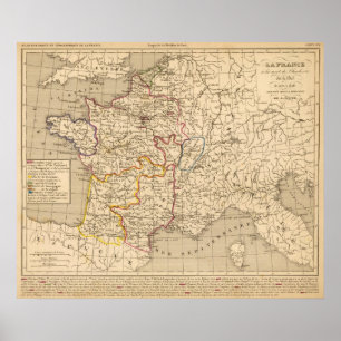 Poster La France 1270 um 1328