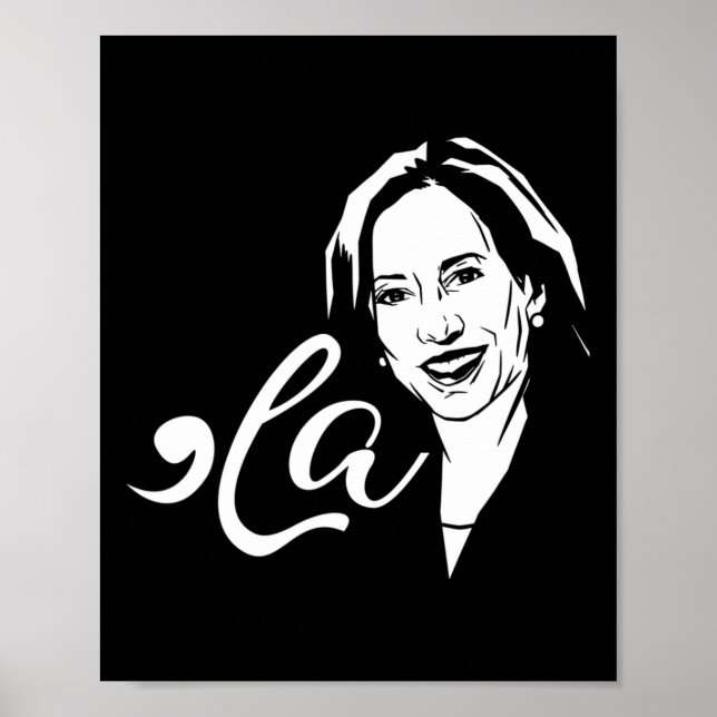 Poster La Funny Kamala Harris (Frente)
