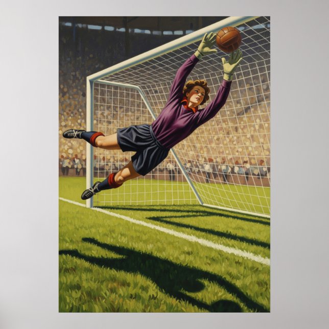 Poster LA GARDIENNE DE BUT (goleiro) (Frente)