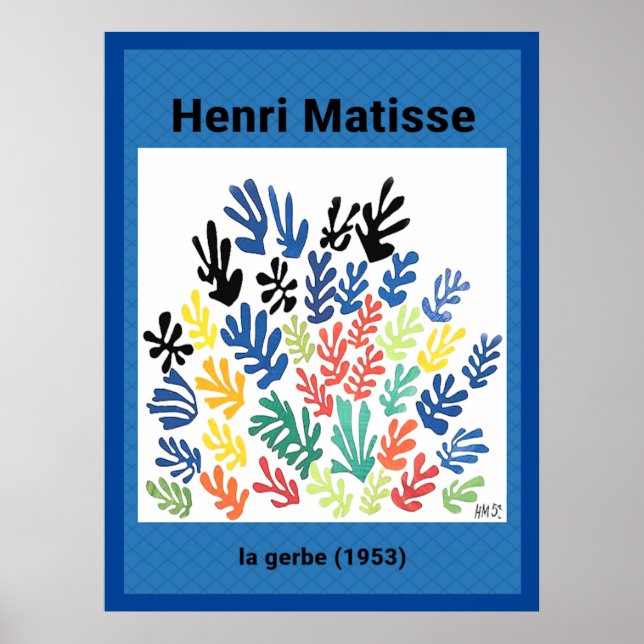 Poster La Gerbe por Henri Matisse (Frente)