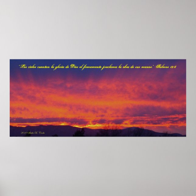 Pôster La Gloria de Dios (Frente)