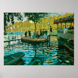 Poster La Grenouillere - Claude Monet - 1869