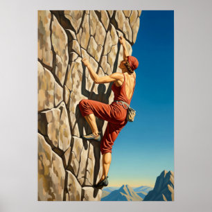 Poster LA GRIMPEUSE DE ROCHE (O Clima do Rock)