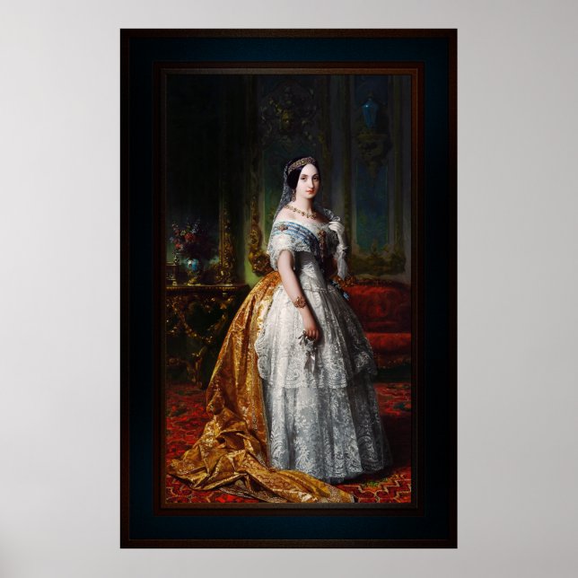 Poster La infanta Luisa Fernanda de Borbón (Frente)