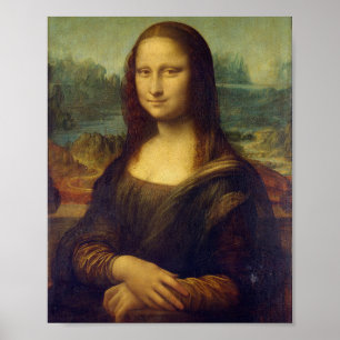 Poster La Joconde - Retrato de Mona Lisa - Léonard de Vi