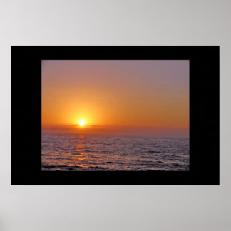 POSTER LA JOLLA SUNSET