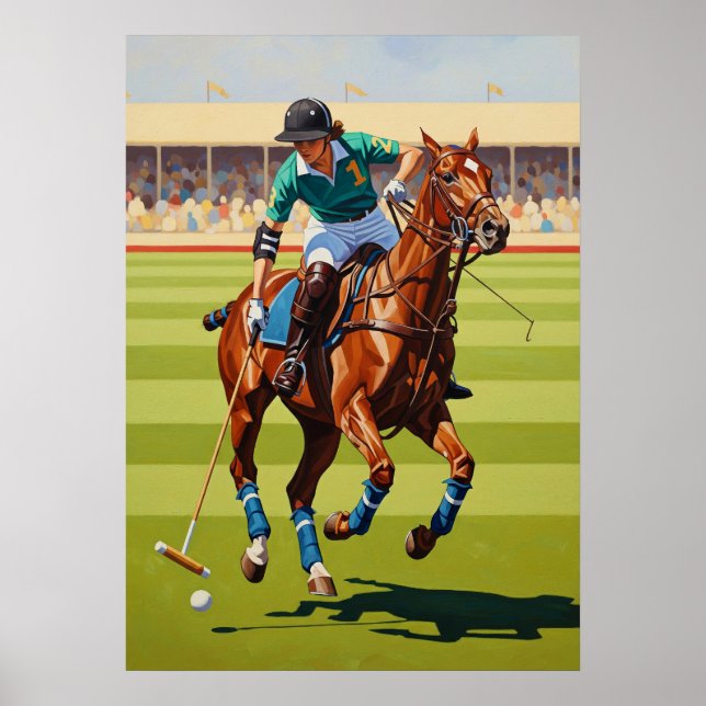 Poster LA JOUEUSE DE POLO (Jogador Polo) - Original Ar (Frente)