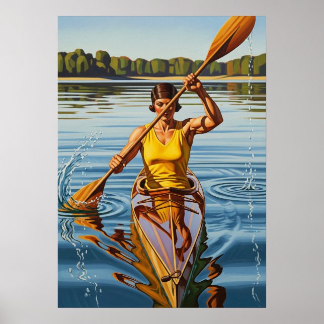Poster LA KAYAKISTE (Kayaker) (Frente)