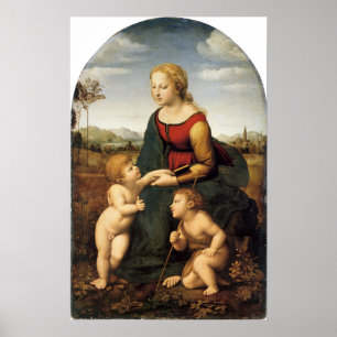 Poster La ladra Raphael jardinière - Raffael - Madonna -